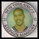 2005 Hardwood Heroes NBA Medallions 16 Stephon Marbury